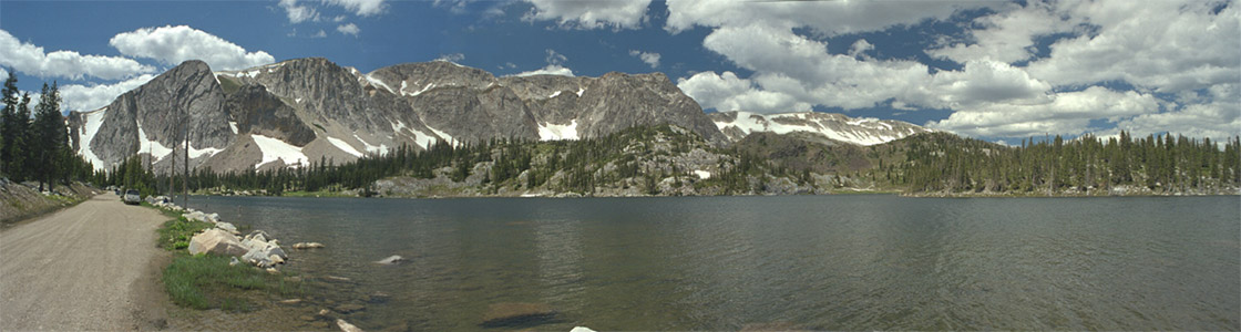 Long Panorama of the Snowies